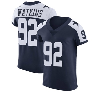 Elite Carlos Watkins Men's Dallas Cowboys Alternate Vapor Untouchable Jersey - Navy