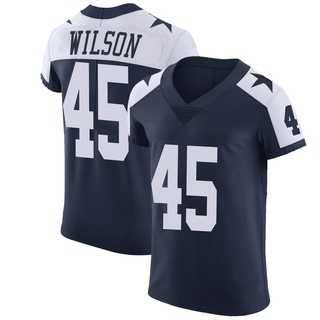 Elite Damien Wilson Men's Dallas Cowboys Alternate Vapor Untouchable Jersey - Navy