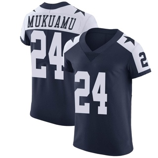 Elite Israel Mukuamu Men's Dallas Cowboys Alternate Vapor Untouchable Jersey - Navy