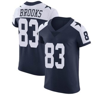 Elite Jalen Brooks Men's Dallas Cowboys Alternate Vapor Untouchable Jersey - Navy