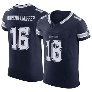 Elite Jalen Moreno-Cropper Men's Dallas Cowboys Vapor F.U.S.E. Jersey - Navy