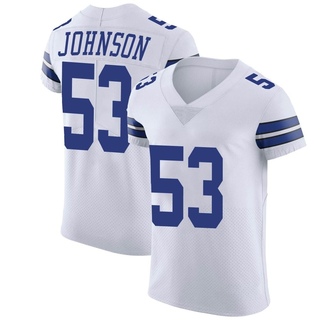 Elite Jason Johnson Men's Dallas Cowboys Vapor Untouchable Jersey - White