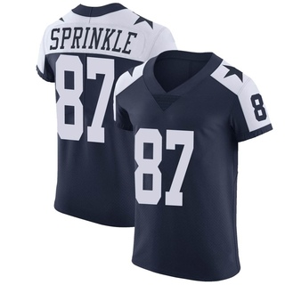 Elite Jeremy Sprinkle Men's Dallas Cowboys Alternate Vapor Untouchable Jersey - Navy