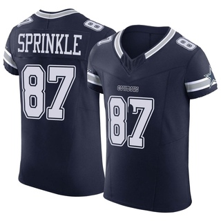 Elite Jeremy Sprinkle Men's Dallas Cowboys Vapor F.U.S.E. Jersey - Navy