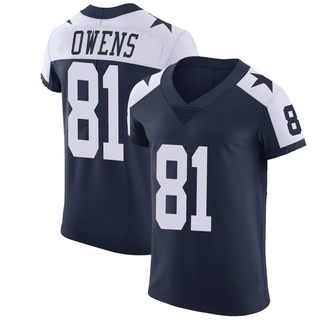 Elite Terrell Owens Men's Dallas Cowboys Alternate Vapor Untouchable Jersey - Navy