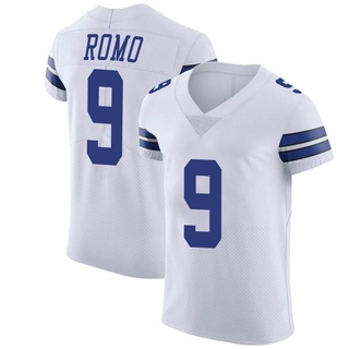 Elite Tony Romo Men's Dallas Cowboys Vapor Untouchable Jersey - White