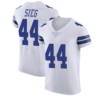 Elite Trent Sieg Men's Dallas Cowboys Vapor Untouchable Jersey - White