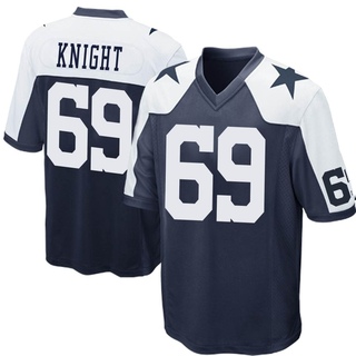 Game Brandon Knight Men's Dallas Cowboys Throwback Jersey - Navy Blue