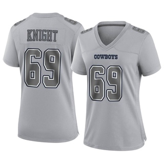 Game Brandon Knight Women's Dallas Cowboys Atmosphere Fashion Jersey - Gray