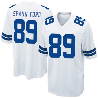 Game Brevyn Spann-Ford Men's Dallas Cowboys Jersey - White