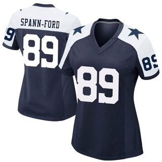 Game Brevyn Spann-Ford Women's Dallas Cowboys Alternate Jersey - Navy