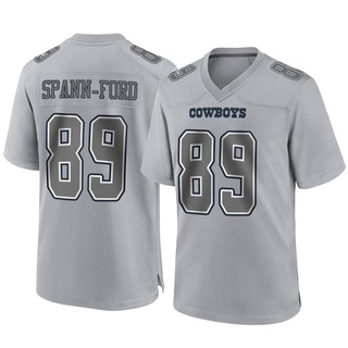 Game Brevyn Spann-Ford Youth Dallas Cowboys Atmosphere Fashion Jersey - Gray