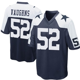 Game Byron Vaughns Men's Dallas Cowboys Throwback Jersey - Navy Blue