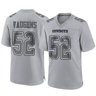 Game Byron Vaughns Youth Dallas Cowboys Atmosphere Fashion Jersey - Gray