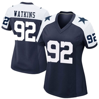 Game Carlos Watkins Women's Dallas Cowboys Alternate Jersey - Navy