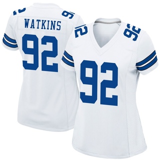 Game Carlos Watkins Women's Dallas Cowboys Jersey - White