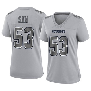 Game Christian Sam Women's Dallas Cowboys Atmosphere Fashion Jersey - Gray