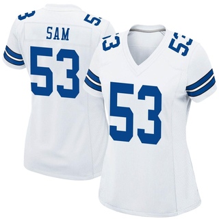 Game Christian Sam Women's Dallas Cowboys Jersey - White