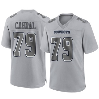 Game Cohl Cabral Youth Dallas Cowboys Atmosphere Fashion Jersey - Gray