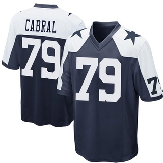 Game Cohl Cabral Youth Dallas Cowboys Throwback Jersey - Navy Blue