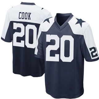 Game Dalvin Cook Men's Dallas Cowboys Throwback Jersey - Navy Blue