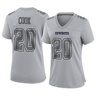 Game Dalvin Cook Women's Dallas Cowboys Atmosphere Fashion Jersey - Gray