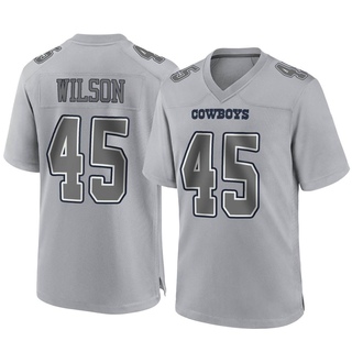 Game Damien Wilson Youth Dallas Cowboys Atmosphere Fashion Jersey - Gray