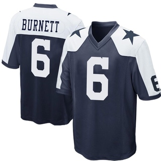 Game Deontay Burnett Men's Dallas Cowboys Throwback Jersey - Navy Blue