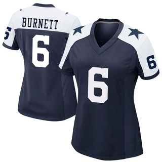 Game Deontay Burnett Women's Dallas Cowboys Alternate Jersey - Navy