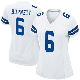 Game Deontay Burnett Women's Dallas Cowboys Jersey - White