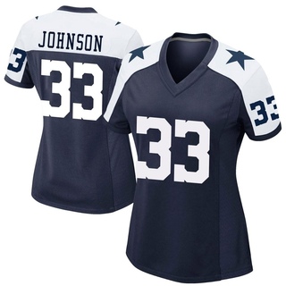 Game Emany Johnson Women's Dallas Cowboys Alternate Jersey - Navy