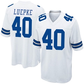 Game Hunter Luepke Men's Dallas Cowboys Jersey - White