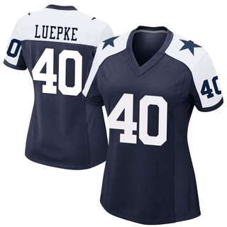 Game Hunter Luepke Women's Dallas Cowboys Alternate Jersey - Navy