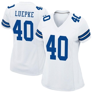 Game Hunter Luepke Women's Dallas Cowboys Jersey - White