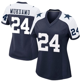 Game Israel Mukuamu Women's Dallas Cowboys Alternate Jersey - Navy