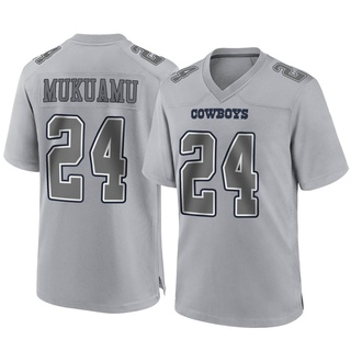 Game Israel Mukuamu Youth Dallas Cowboys Atmosphere Fashion Jersey - Gray