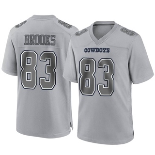 Game Jalen Brooks Men's Dallas Cowboys Atmosphere Fashion Jersey - Gray