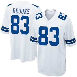 Game Jalen Brooks Men's Dallas Cowboys Jersey - White