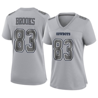 Game Jalen Brooks Women's Dallas Cowboys Atmosphere Fashion Jersey - Gray