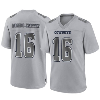 Game Jalen Moreno-Cropper Men's Dallas Cowboys Atmosphere Fashion Jersey - Gray