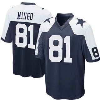 Game Jonathan Mingo Men's Dallas Cowboys Throwback Jersey - Navy Blue