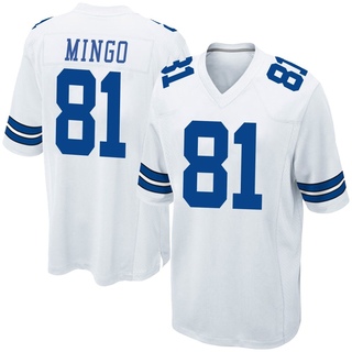 Game Jonathan Mingo Youth Dallas Cowboys Jersey - White