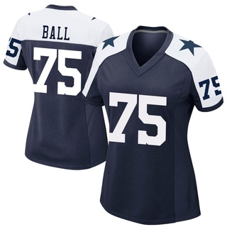 Game Josh Ball Women's Dallas Cowboys Alternate Jersey - Navy