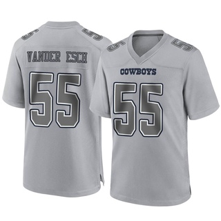 Game Leighton Vander Esch Men's Dallas Cowboys Atmosphere Fashion Jersey - Gray