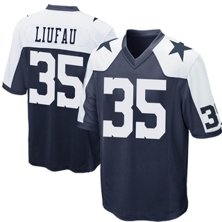 Game Marist Liufau Youth Dallas Cowboys Throwback Jersey - Navy Blue