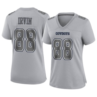 Game Michael Irvin Women's Dallas Cowboys Atmosphere Fashion Jersey - Gray