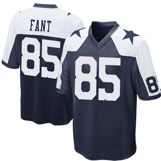 Game Princeton Fant Men's Dallas Cowboys Throwback Jersey - Navy Blue