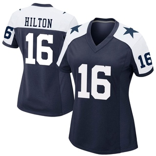 Game T.Y. Hilton Women's Dallas Cowboys Alternate Jersey - Navy