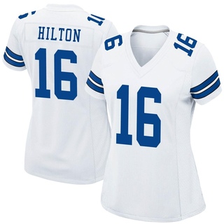 Game T.Y. Hilton Women's Dallas Cowboys Jersey - White