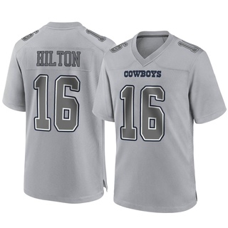 Game T.Y. Hilton Youth Dallas Cowboys Atmosphere Fashion Jersey - Gray